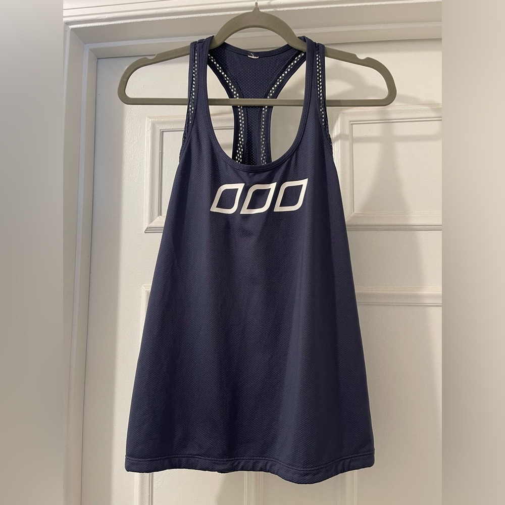 Lorna Jane Navy Blue Athletic Tank Top Shirt